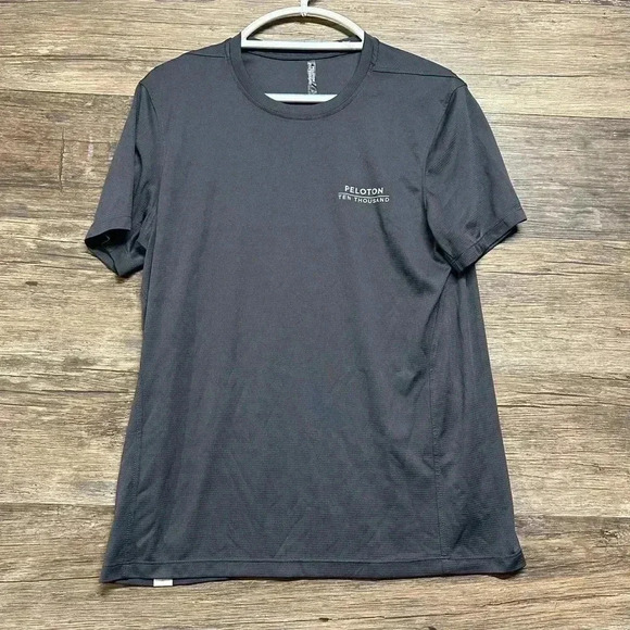 Peloton Dark Gray Crew Neck Tee - Picture 1 of 4